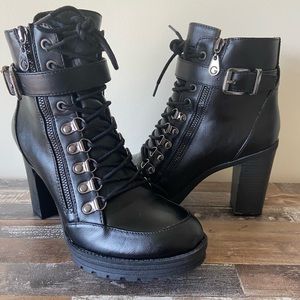 Black Moto boot